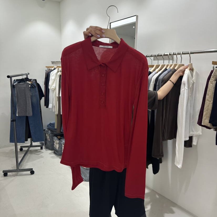 REPELLER韩国直邮㊣女士新品热卖推荐人气休闲25秋冬长袖T恤