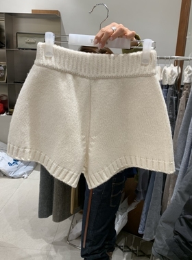 TEMPTING韩国直邮㊣女士新款时尚休闲人气25秋冬短裤口袋羊毛