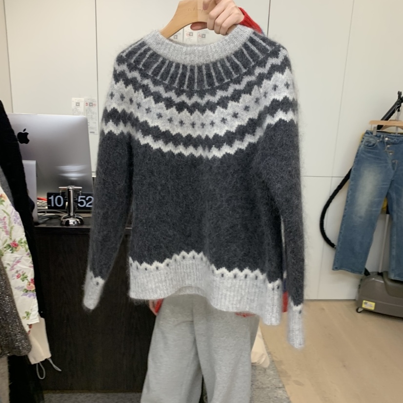 DOHWAJI韩国直邮㊣女装新款热卖休闲推荐时尚毛衣马海毛羊毛