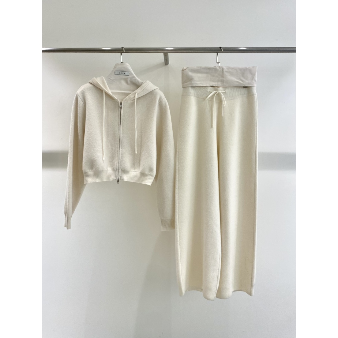 1968/YEOUYA东大门㊣代购女装新款时尚套装两件套针织裤拉链