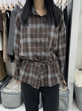 THE VALUE韩国代购㊣女装新品热卖人气休闲推荐25秋冬衬衫