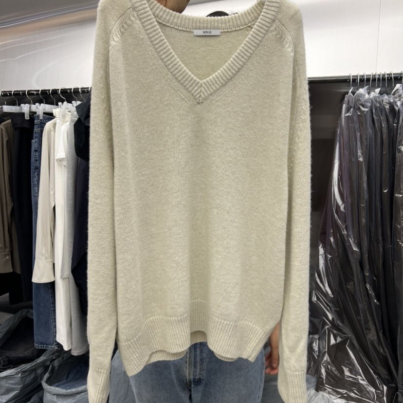 NOVUS韩国直邮㊣女士新款热卖时尚25秋冬人气真品针织衫V领