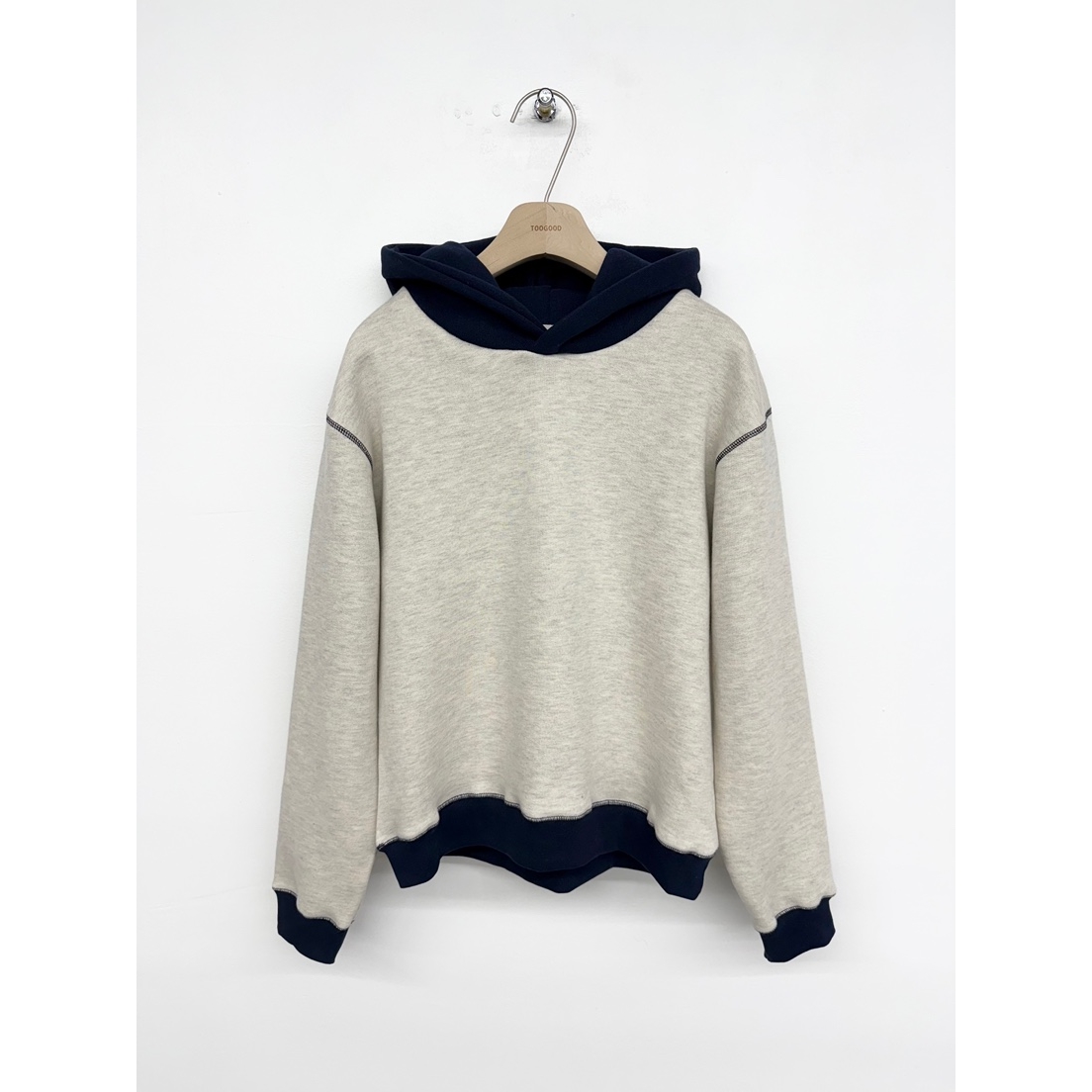 TOOGOOD东大门㊣实拍女士新品时尚推荐人气卫衣假两件连帽衫