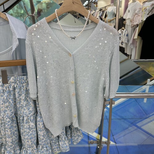 FLYFLY/LULULALLA/LIVE韩国代购㊣女装新品休闲针织衫不含项链