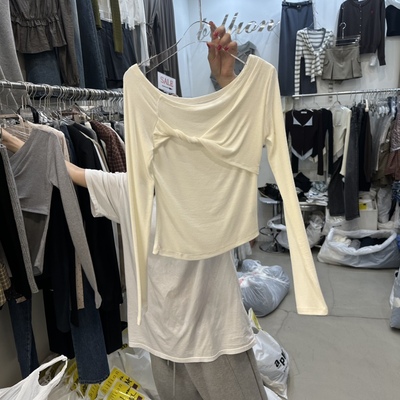 BILLION-L韩国代购㊣女士新款热卖推荐时尚真品25秋冬长袖T恤