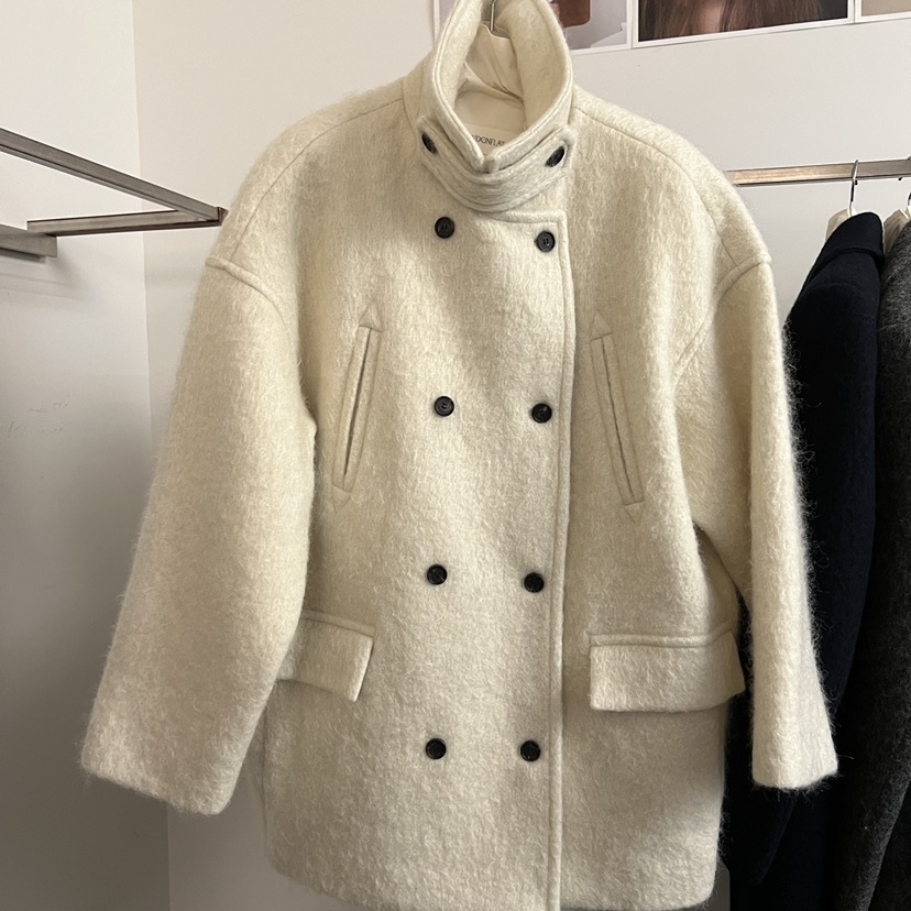 LONDON FLAT东大门㊣代购女装新品热卖25秋冬真品短款大衣