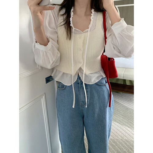 MELLOUNGE-2件起㊣韩国东大门直邮女装新品休闲吊带背心不含内搭