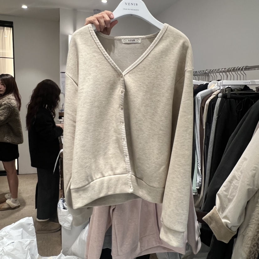 VENIR-a韩国代购㊣女士新款热卖休闲25秋冬人气时尚真品卫衣