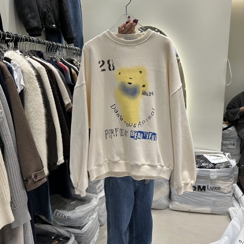 AT THE END韩国直邮㊣女士新品人气推荐热卖时尚真品卫衣