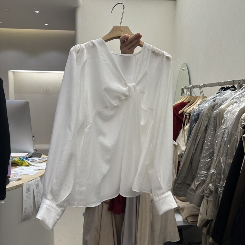 MATIERE韩国直邮㊣女装新款热卖休闲真品25秋冬时尚推荐衬衫