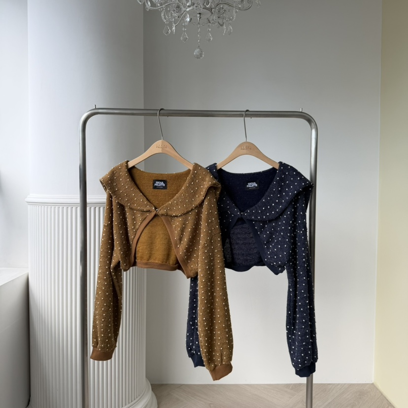 PALETTE东大门㊣直邮女装新款时尚人气热卖休闲25秋冬针织衫绒