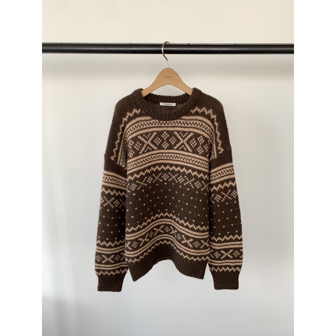 UNDERSON韩国直邮㊣女装新款时尚人气真品休闲推荐25秋冬毛衣