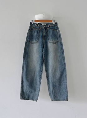 STYLE LAB韩国代购㊣女士新款时尚25秋冬推荐休闲热卖牛仔裤