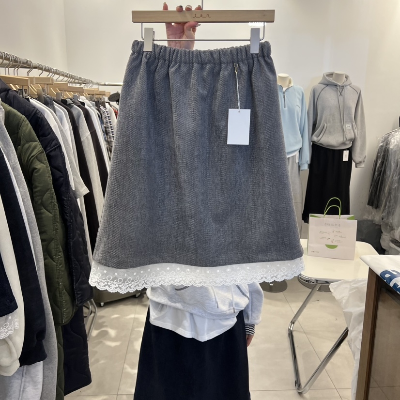 tan-COMO东大门㊣实拍女装新品真品推荐时尚25秋冬半身裙中短裙