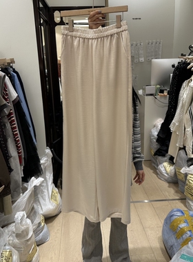 THE MORY PARK东大门㊣直邮女士新款25秋冬热卖休闲裤缎面