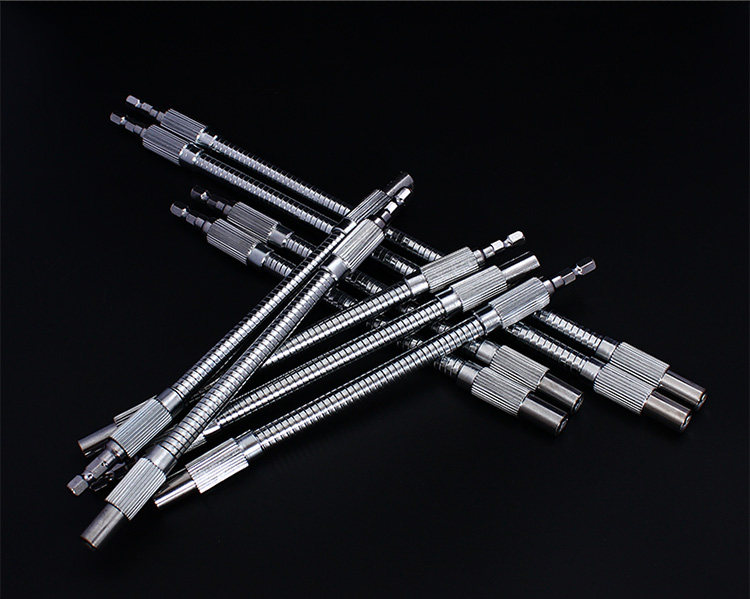 金属软管万向连接杆 电钻电动螺丝刀延长杆软轴 起子批头加长弯杆