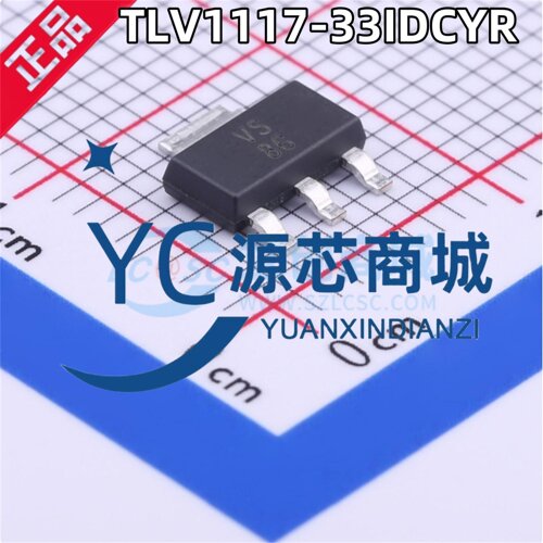 原厂原装 TLV1117-33IDCYR 贴片SOT223-4 800mA 线性稳压器芯片
