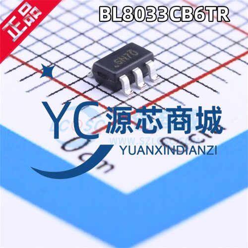 上海贝岭 BL8033CB6TR 封装SOT23-6 可调同步降压DC-DC电源芯片