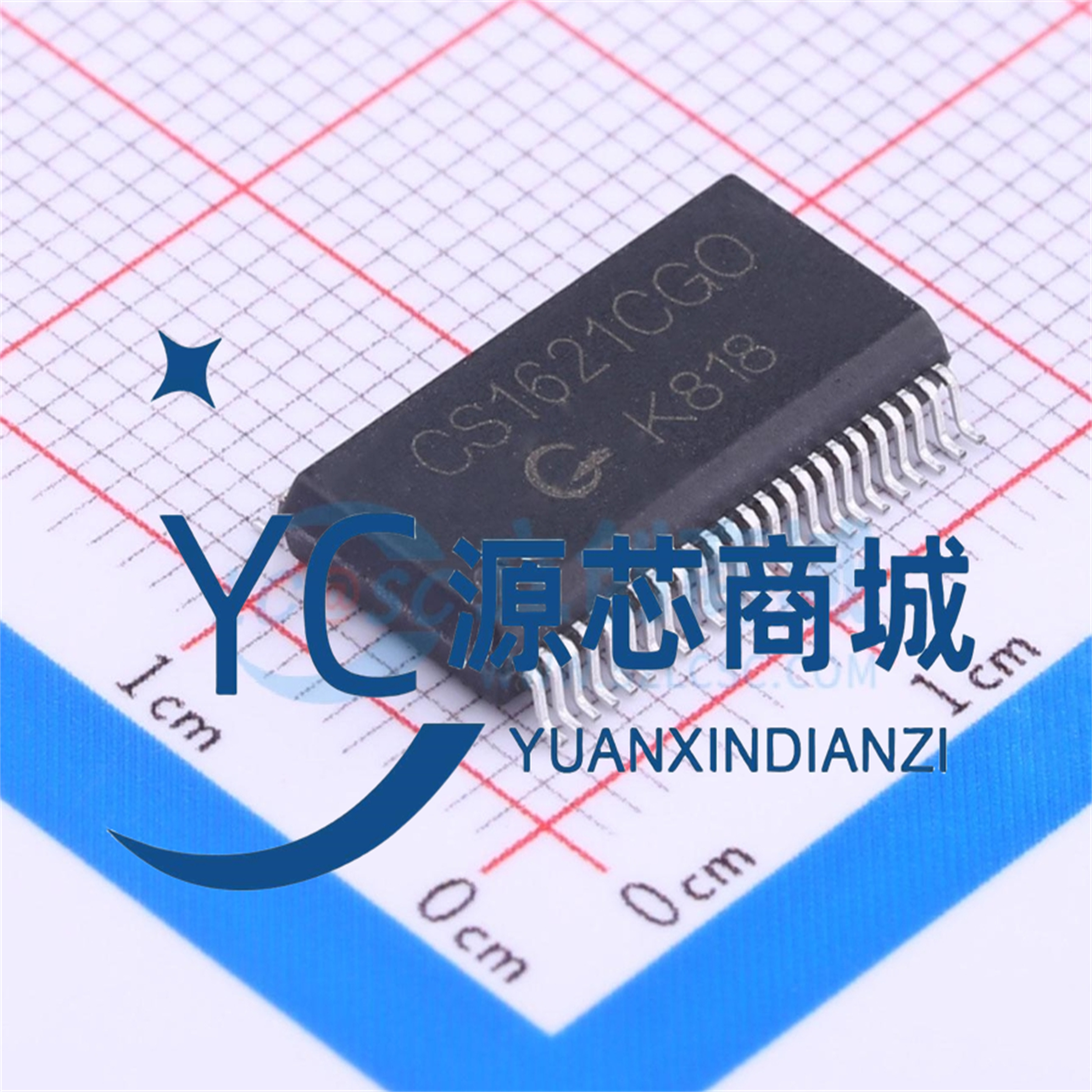 中微爱芯 CS1621CGO 贴片SSOP48 32列4行LCD驱动器芯片