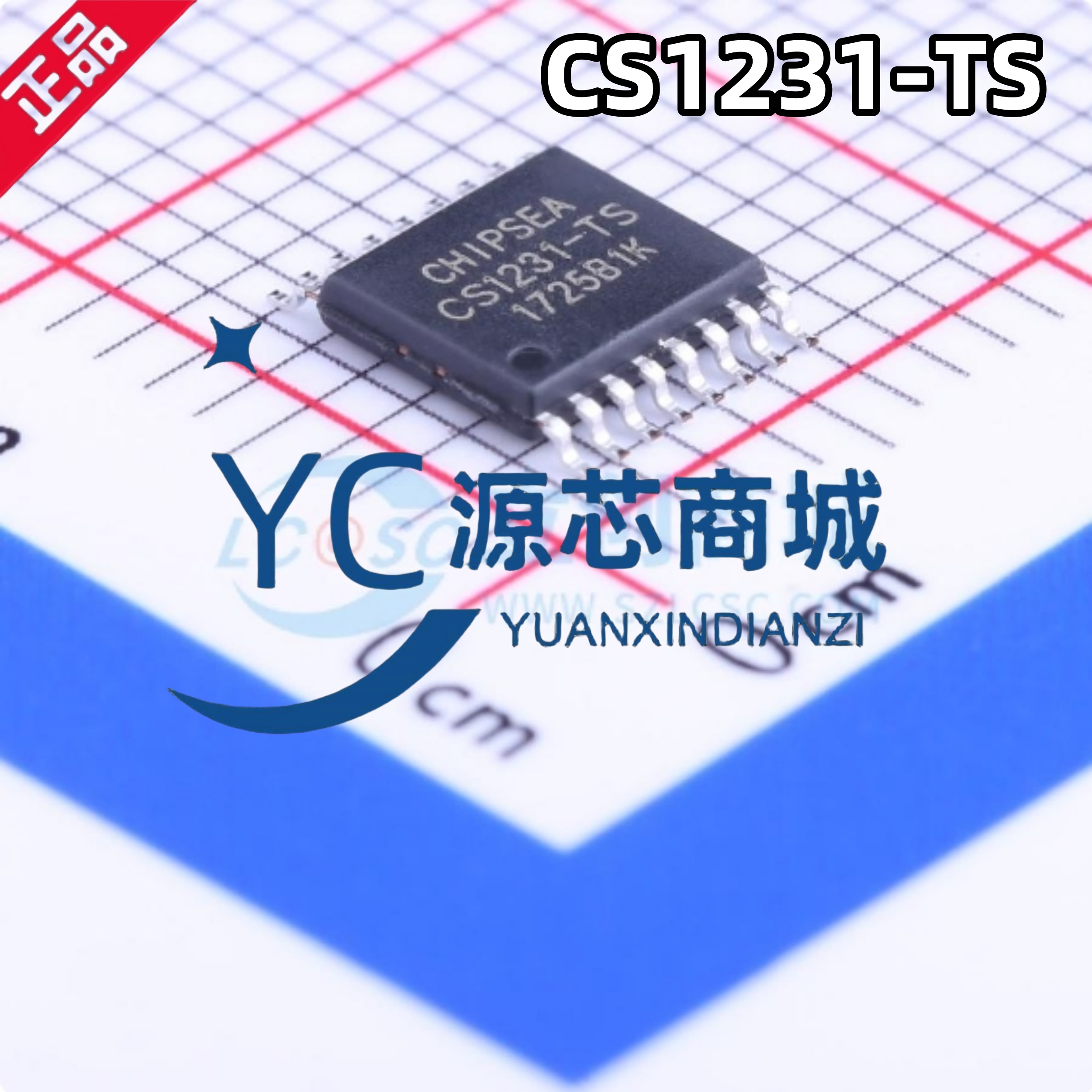 原装正品 CS1231-TS 封装 TSSOP-16 全新24位模数转换芯片ADC