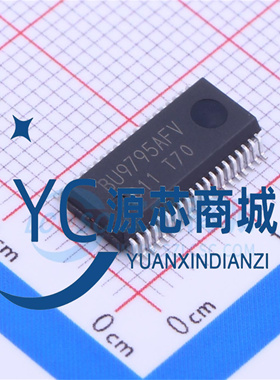 全新原装 BU9795AFV-E2 贴片SSOP48 SPI接口通用段码LCD驱动芯片