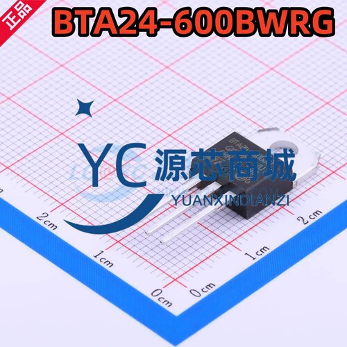 原装进口 BTA24-600BWRG 直插TO-220 双向晶闸管(可控硅)/模块