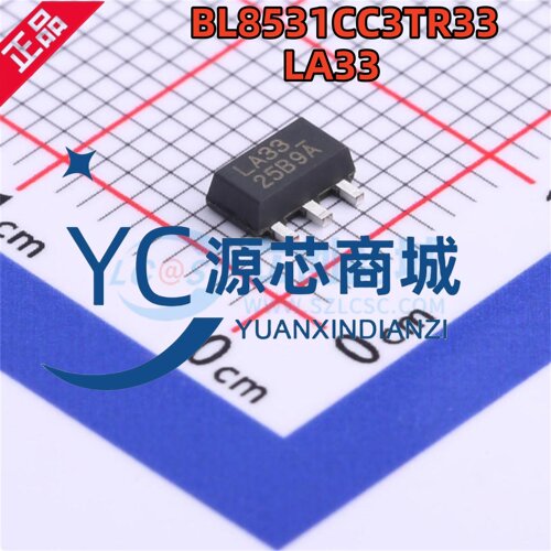 原装正品 BL8531CC3TR33 丝印LA33 封装SOT89-3 升压DC电源芯片