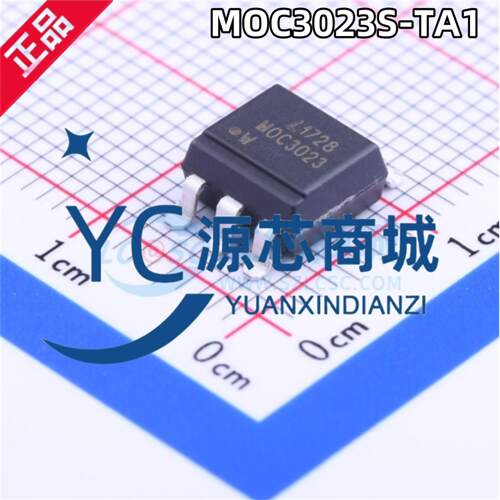 光宝 MOC3023 MOC3023S-TA1 SMD-6 三端双向可控硅输出光电耦合器