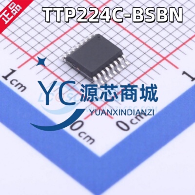 通泰 TTP224C-BSBN 封装SSOp16 全新触摸屏控制器芯片IC