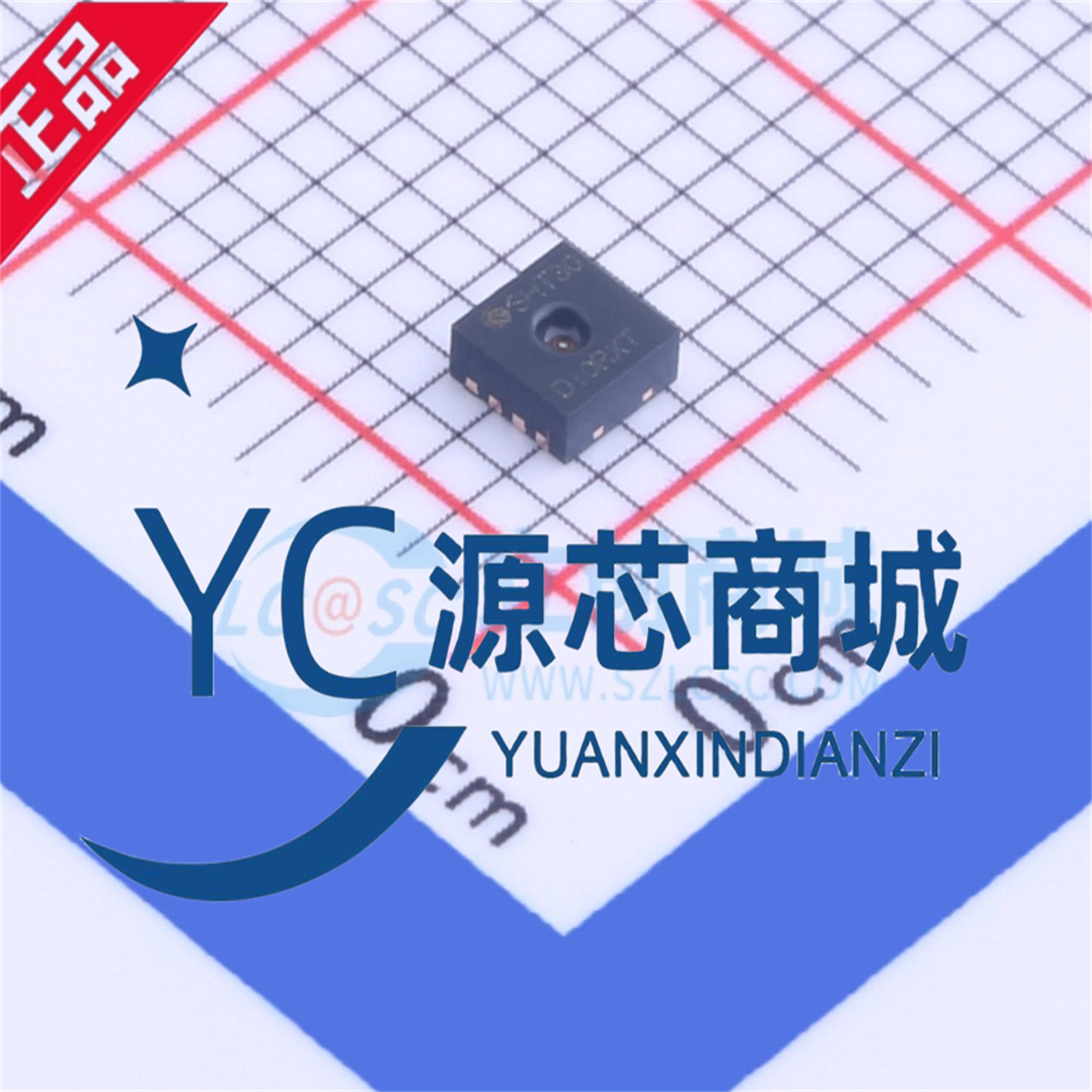 原装正品 SHT30-DIS-B10KS 封装DFN-8 SHT30 温湿度传感器芯片