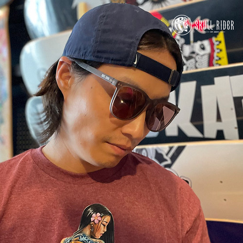 skullrider折叠男太阳眼镜