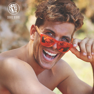 19款 个性 潮 太阳眼镜女偏光彩色近视墨镜男士 SKULLRIDER福克斯同款