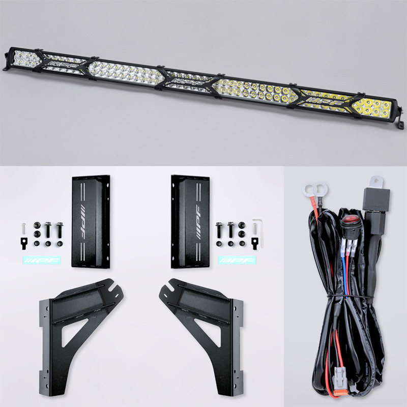 日本IPF适用丰田LC250原装位A柱灯架含652SD双排LED灯具套装无损