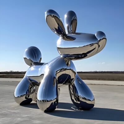 户外卡通玻璃钢不锈钢雕塑定制