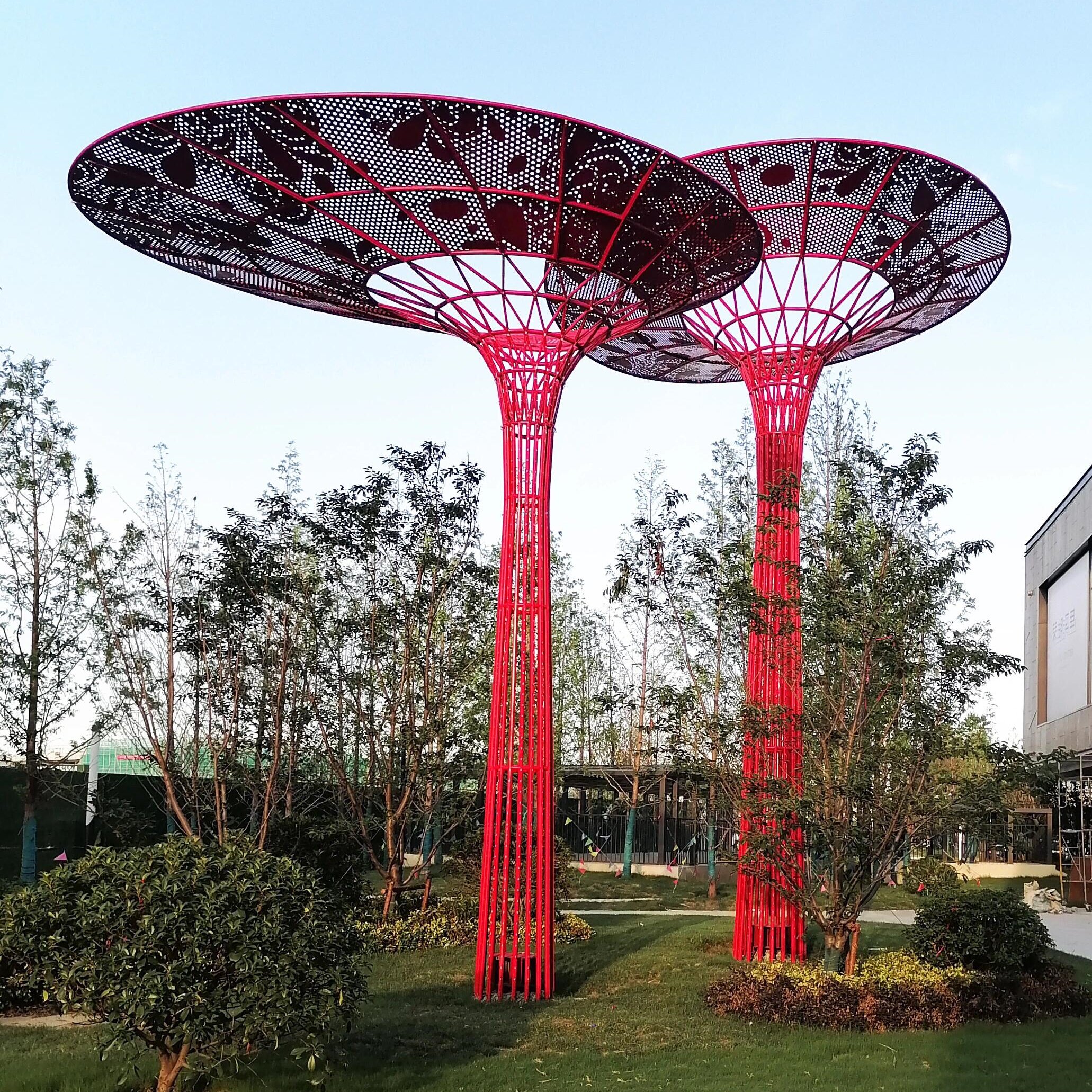 玻璃钢不锈钢创意工业雕塑定制