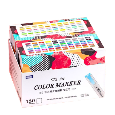 STA斯塔艺考专业双头酒精马克笔