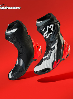 a星赛道专业摩托车骑行靴机车防摔靴子男骑士山道装备SUPERTECH R