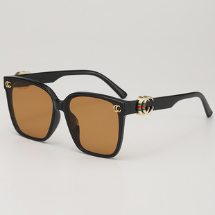 新款g家三色方框太阳镜女士时尚潮流墨镜ins网红同款太阳眼镜