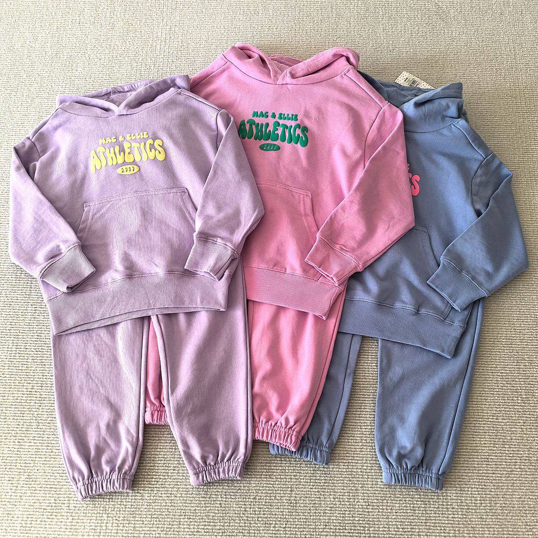 外贸Y单春秋款女童装 柔软细毛圈字母帽衫卫衣运动休闲卫裤,童装/婴儿装/亲子装,儿童运动套装,淘宝优惠券,粉丝福利购,淘宝优惠卷