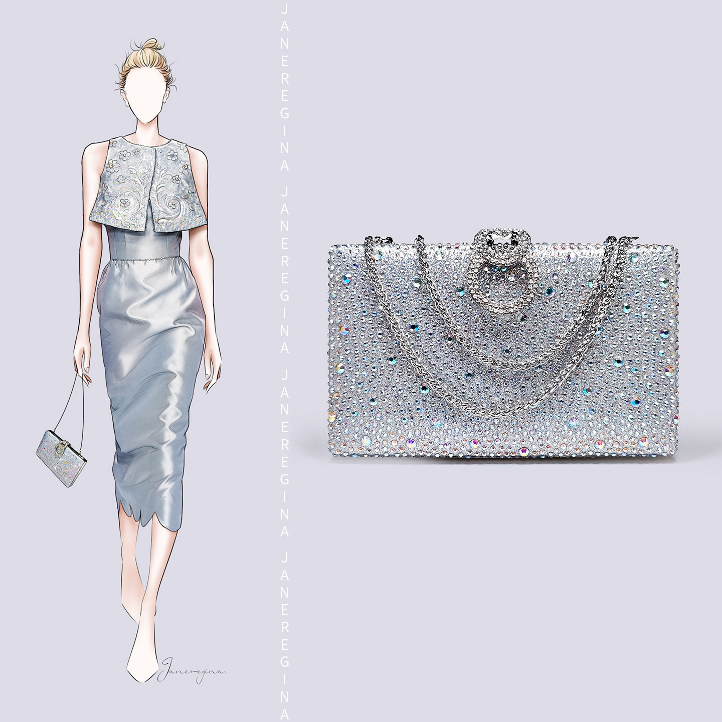 镭射彩钻晚宴包不灵不灵闪的包包高定晚礼服手拿包银色手拎小方包,箱包皮具/热销女包/男包,手拿包,淘宝优惠券,粉丝福利购,淘宝优惠卷