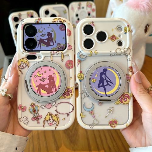iPhone17promax美少女支架手机壳