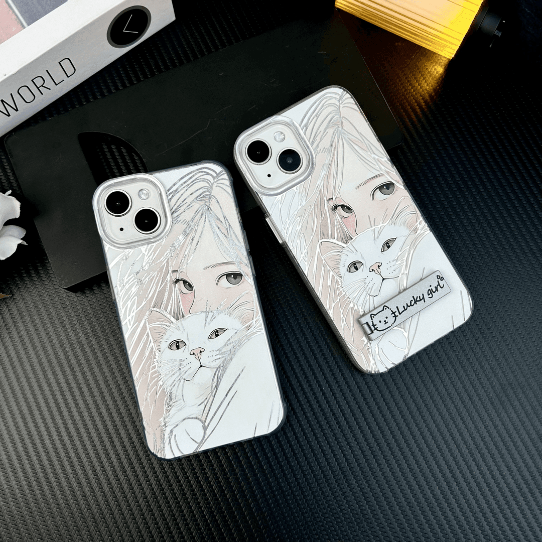 IMD羽纱苹果可爱猫咪iPhone15pro