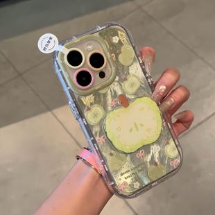 mate80女vivos30款 适用iPhone17 70个性 15ins风红米K90情侣华为pura80 16promax青苹果支架小众手机壳小米17