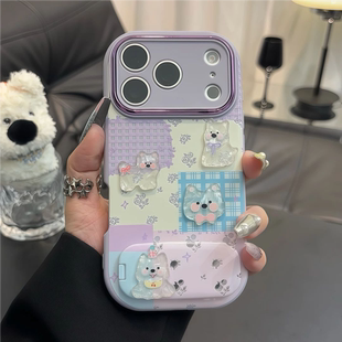 华为pura80 适用iPhone17 16promax碎花西高地手机壳小米15 14新款 vivox200壳 70ins风vivos30小众Reno14个性