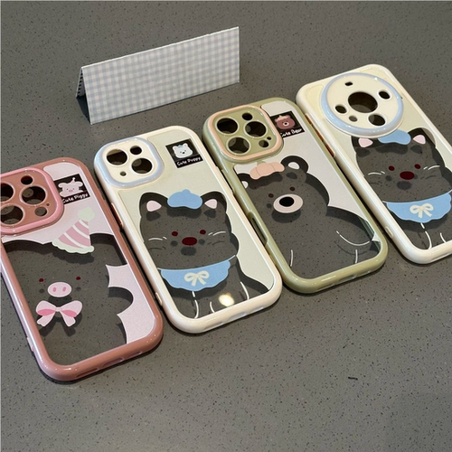 趣味可爱小狗情侣苹果17手机壳女