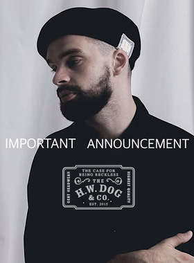 H.W.DOG ASCOT日产复古和纸热纱狩猎帽贝雷帽画家帽男女情侣hwdog