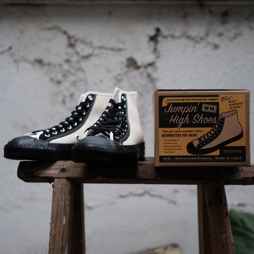 attractionslot.复古高帮帆布鞋