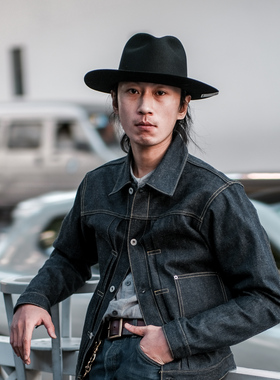 ADDICT HWDOG联名限量TRAVELRS日产可折叠收纳兔毛呢绅士礼帽情侣