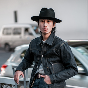 ADDICT HWDOG联名限量TRAVELRS日产可折叠收纳兔毛呢绅士礼帽情侣