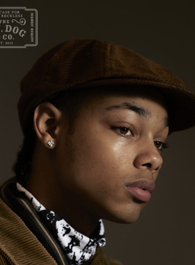 H.W.DOG Dobby Cole日产复古灯芯绒短檐学生报童帽狩猎帽hwdog